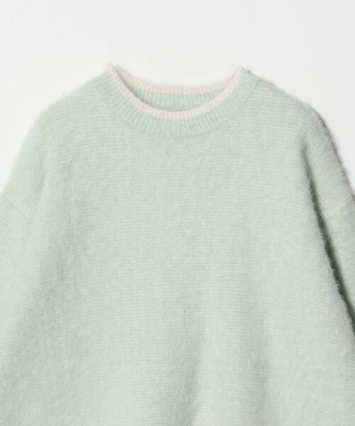 UNITED ARROWS / ユナイテッドアローズ ニット・セーター | フォックスカシミヤ バイカラー クルーネックニット | 詳細2