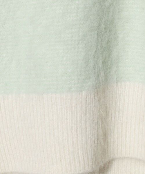 UNITED ARROWS / ユナイテッドアローズ ニット・セーター | フォックスカシミヤ バイカラー クルーネックニット | 詳細3