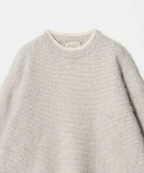 UNITED ARROWS / ユナイテッドアローズ ニット・セーター | フォックスカシミヤ バイカラー クルーネックニット | 詳細5
