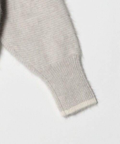 UNITED ARROWS / ユナイテッドアローズ ニット・セーター | フォックスカシミヤ バイカラー クルーネックニット | 詳細6