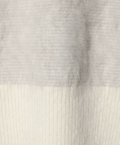 UNITED ARROWS / ユナイテッドアローズ ニット・セーター | フォックスカシミヤ バイカラー クルーネックニット | 詳細8