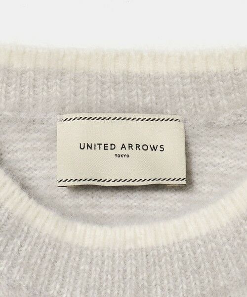 UNITED ARROWS / ユナイテッドアローズ ニット・セーター | フォックスカシミヤ バイカラー クルーネックニット | 詳細9