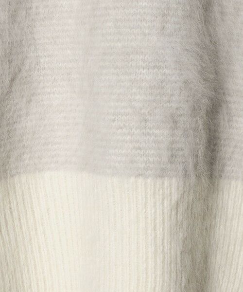 UNITED ARROWS / ユナイテッドアローズ ニット・セーター | フォックスカシミヤ バイカラー Vネックニット | 詳細8