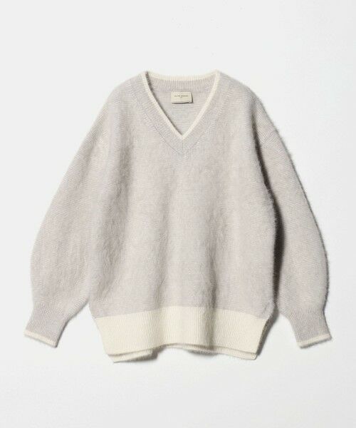 UNITED ARROWS / ユナイテッドアローズ ニット・セーター | フォックスカシミヤ バイカラー Vネックニット（その他9）