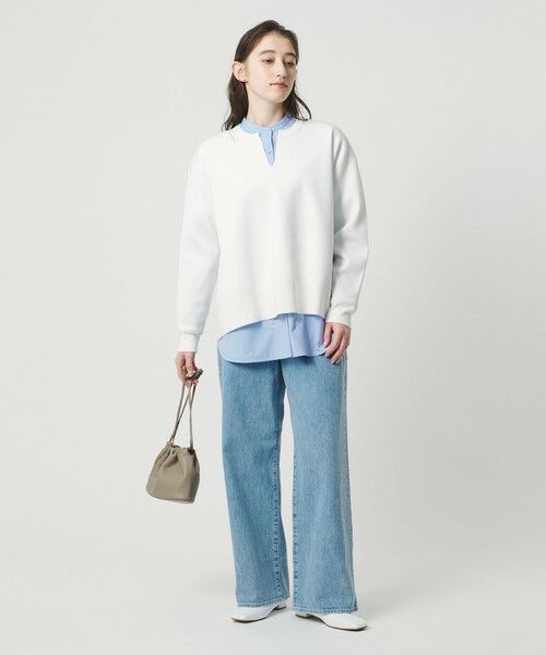 UNITED ARROWS / ユナイテッドアローズ ニット・セーター | スウェットライク スキッパーニット ‐ウォッシャブル‐ | 詳細3