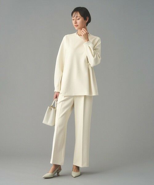 UNITED ARROWS / ユナイテッドアローズ スラックス・ドレスパンツ | SPONGY タック ワイドパンツ | 詳細3