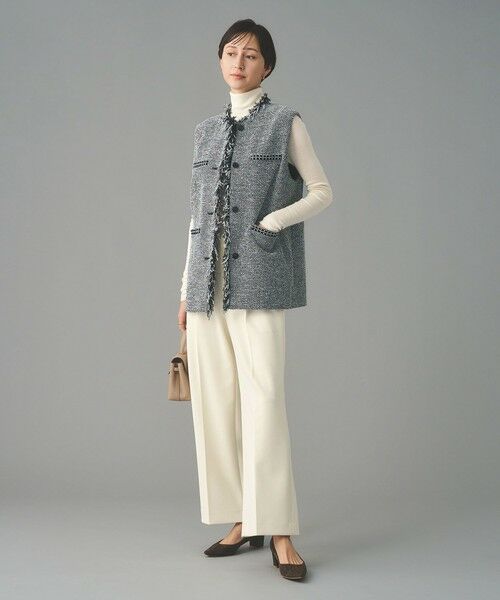 UNITED ARROWS / ユナイテッドアローズ スラックス・ドレスパンツ | SPONGY タック ワイドパンツ | 詳細5