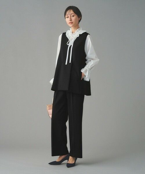 UNITED ARROWS / ユナイテッドアローズ スラックス・ドレスパンツ | SPONGY タック ワイドパンツ | 詳細13