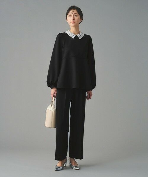 UNITED ARROWS / ユナイテッドアローズ スラックス・ドレスパンツ | SPONGY タック ワイドパンツ | 詳細14