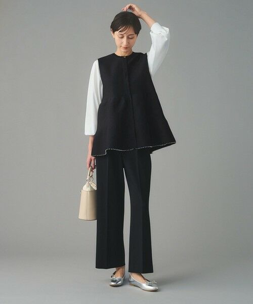 UNITED ARROWS / ユナイテッドアローズ スラックス・ドレスパンツ | SPONGY タック ワイドパンツ | 詳細23