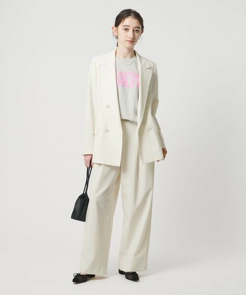 UNITED ARROWS / ユナイテッドアローズ スラックス・ドレスパンツ | T/W ワイドパンツ ‐ウォッシャブル‐ | 詳細4