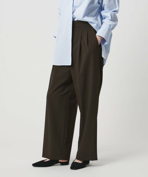 UNITED ARROWS / ユナイテッドアローズ スラックス・ドレスパンツ | T/W ワイドパンツ ‐ウォッシャブル‐ | 詳細8