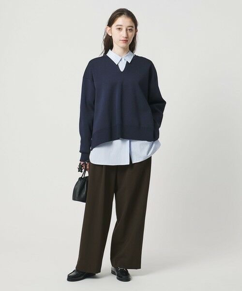 UNITED ARROWS / ユナイテッドアローズ スラックス・ドレスパンツ | T/W ワイドパンツ ‐ウォッシャブル‐ | 詳細12