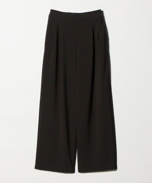 UNITED ARROWS / ユナイテッドアローズ スラックス・ドレスパンツ | T/W ワイドパンツ ‐ウォッシャブル‐（DK.BROWN）