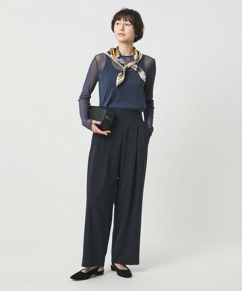 UNITED ARROWS / ユナイテッドアローズ スラックス・ドレスパンツ | T/W ワイドパンツ ‐ウォッシャブル‐ | 詳細15