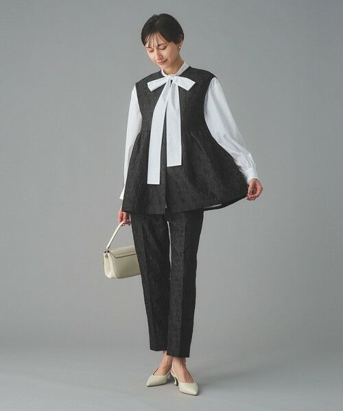 UNITED ARROWS / ユナイテッドアローズ スラックス・ドレスパンツ | GISHA 2トーン ジャガード パンツ | 詳細4