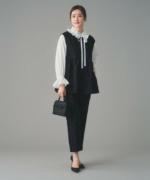 UNITED ARROWS / ユナイテッドアローズ スラックス・ドレスパンツ | GISHA 2トーン ジャガード パンツ | 詳細13