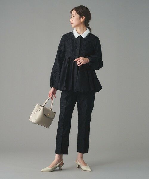 UNITED ARROWS / ユナイテッドアローズ スラックス・ドレスパンツ | GISHA 2トーン ジャガード パンツ | 詳細14