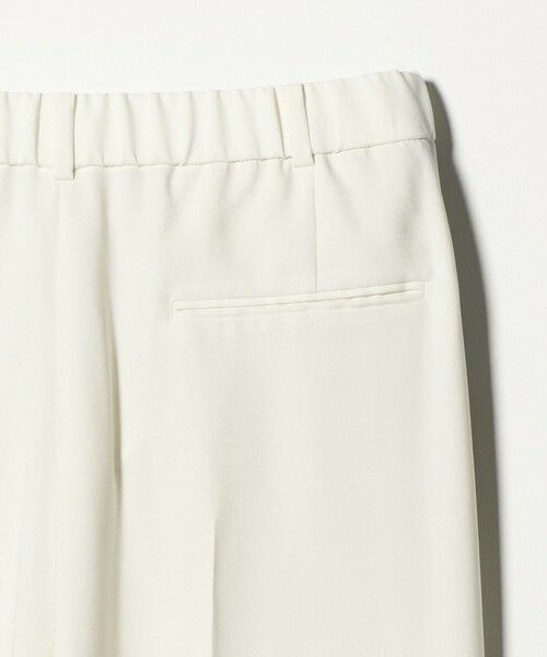 UNITED ARROWS / ユナイテッドアローズ スラックス・ドレスパンツ | P 2タック ワイドパンツ WHITE ‐ウォッシャブル‐ | 詳細10