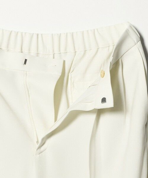 UNITED ARROWS / ユナイテッドアローズ スラックス・ドレスパンツ | P 2タック ワイドパンツ WHITE ‐ウォッシャブル‐ | 詳細11