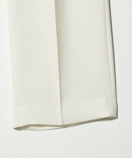 UNITED ARROWS / ユナイテッドアローズ スラックス・ドレスパンツ | P 2タック ワイドパンツ WHITE ‐ウォッシャブル‐ | 詳細12