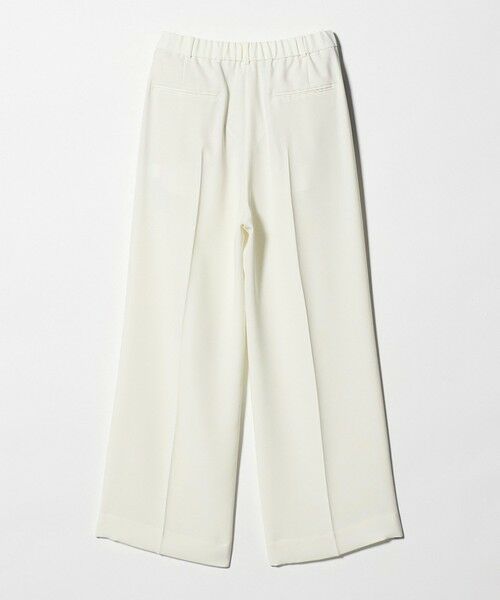 UNITED ARROWS / ユナイテッドアローズ スラックス・ドレスパンツ | P 2タック ワイドパンツ WHITE ‐ウォッシャブル‐ | 詳細7