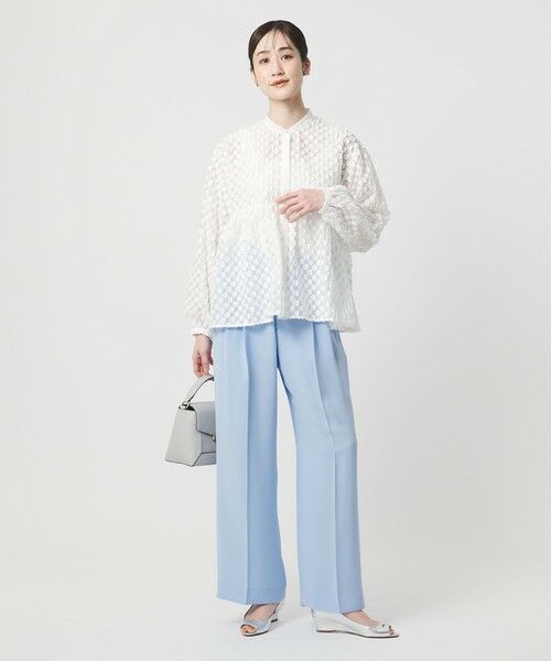 UNITED ARROWS / ユナイテッドアローズ スラックス・ドレスパンツ | P 2タック ワイドパンツ ‐ウォッシャブル‐ | 詳細9