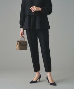 UNITED ARROWS / ユナイテッドアローズ スラックス・ドレスパンツ | フラワー カットジャガード テーパードパンツ