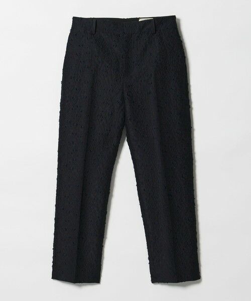 UNITED ARROWS / ユナイテッドアローズ スラックス・ドレスパンツ | フラワー カットジャガード テーパードパンツ | 詳細10