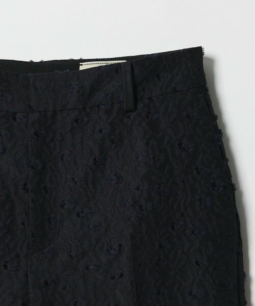 UNITED ARROWS / ユナイテッドアローズ スラックス・ドレスパンツ | フラワー カットジャガード テーパードパンツ | 詳細12