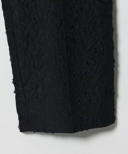 UNITED ARROWS / ユナイテッドアローズ スラックス・ドレスパンツ | フラワー カットジャガード テーパードパンツ | 詳細15