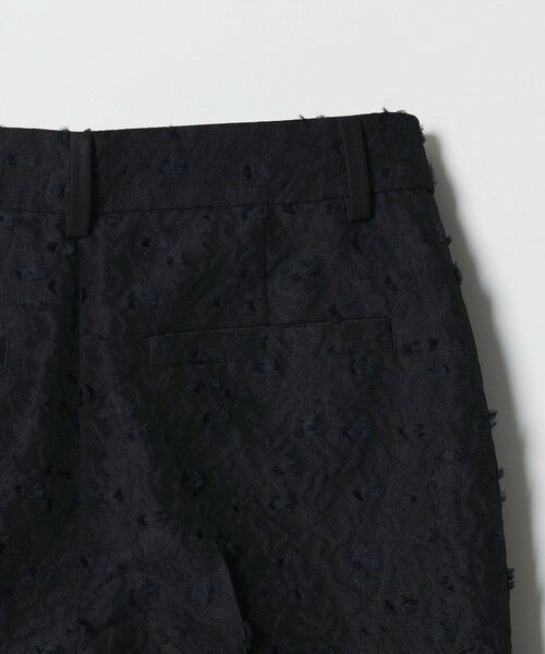 UNITED ARROWS / ユナイテッドアローズ スラックス・ドレスパンツ | フラワー カットジャガード テーパードパンツ | 詳細18