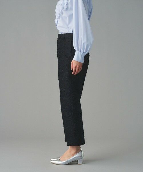 UNITED ARROWS / ユナイテッドアローズ スラックス・ドレスパンツ | フラワー カットジャガード テーパードパンツ | 詳細8