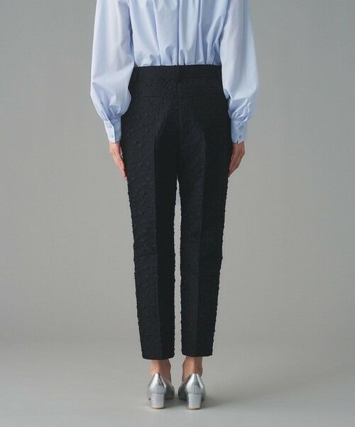 UNITED ARROWS / ユナイテッドアローズ スラックス・ドレスパンツ | フラワー カットジャガード テーパードパンツ | 詳細9