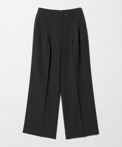 UNITED ARROWS / ユナイテッドアローズ スラックス・ドレスパンツ | 2タック ワイド ストレートパンツ ‐ウォッシャブル‐（MD.GRAY）