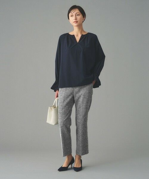 UNITED ARROWS / ユナイテッドアローズ スラックス・ドレスパンツ | 2トーン ツイードライク パンツ | 詳細5