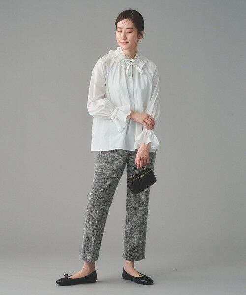 UNITED ARROWS / ユナイテッドアローズ スラックス・ドレスパンツ | 2トーン ツイードライク パンツ | 詳細6