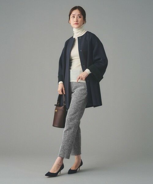 UNITED ARROWS / ユナイテッドアローズ スラックス・ドレスパンツ | 2トーン ツイードライク パンツ | 詳細7