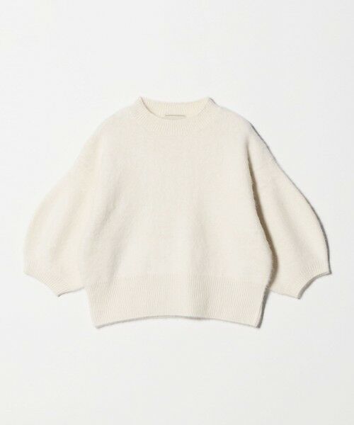 UNITED ARROWS / ユナイテッドアローズ ニット・セーター | フォックスカシミヤ ハーフスリーブ Tニット UYHSP（OFF WHITE）