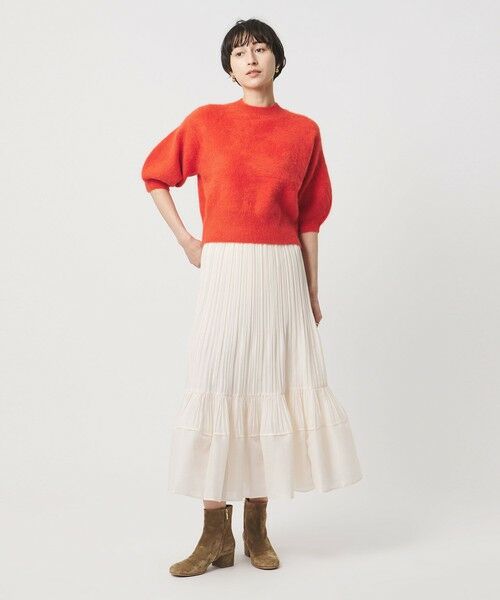 UNITED ARROWS / ユナイテッドアローズ ニット・セーター | フォックスカシミヤ ハーフスリーブ Tニット UYHSP | 詳細5