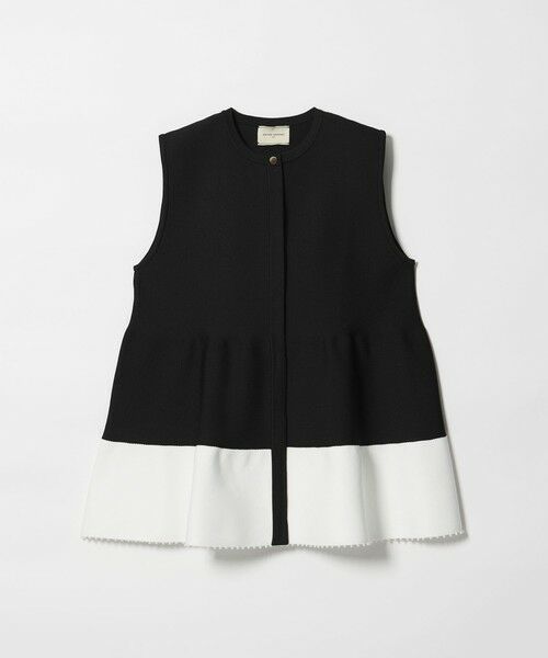 UNITED ARROWS / ユナイテッドアローズ ベスト | ペプラム ニットベスト | 詳細14