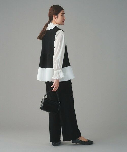 UNITED ARROWS / ユナイテッドアローズ ベスト | ペプラム ニットベスト | 詳細10