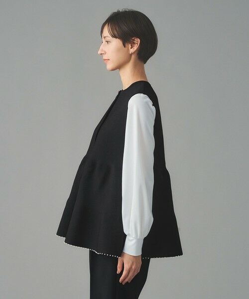 UNITED ARROWS / ユナイテッドアローズ ベスト | ペプラム ニットベスト | 詳細25