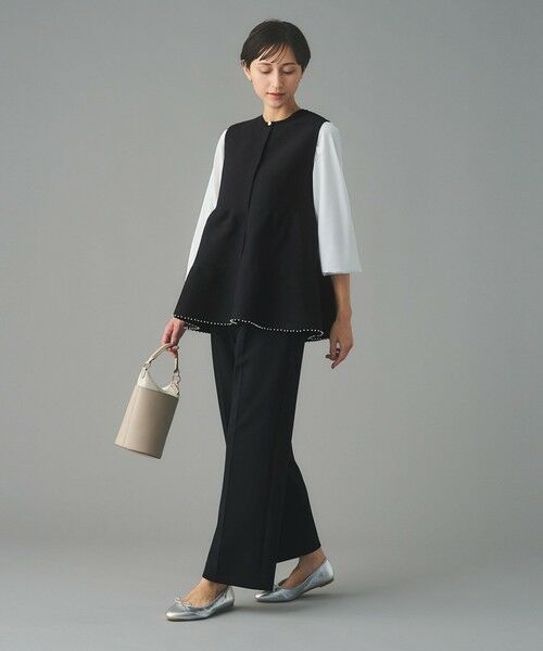 UNITED ARROWS / ユナイテッドアローズ ベスト | ペプラム ニットベスト | 詳細22