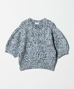 UNITED ARROWS / ユナイテッドアローズ ニット・セーター | ミックスカラー ハーフスリーブニット