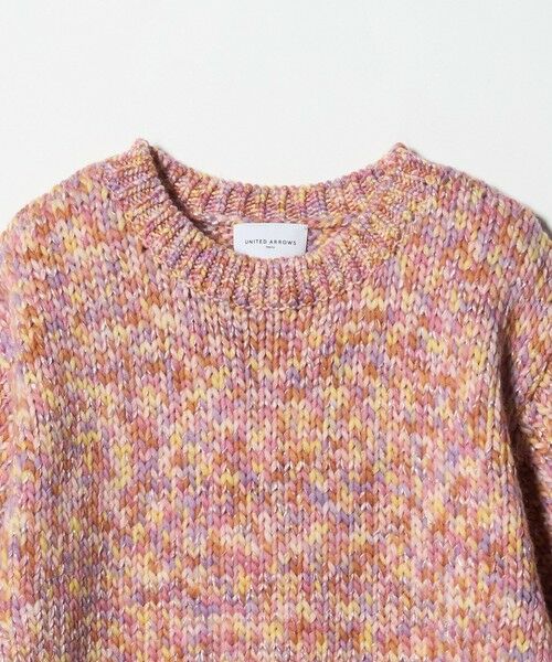 UNITED ARROWS / ユナイテッドアローズ ニット・セーター | ミックスカラー ハーフスリーブニット | 詳細2