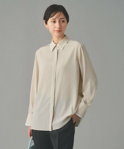 UNITED ARROWS / ユナイテッドアローズ シャツ・ブラウス | バイカラー レギュラーシャツブラウス | 詳細9