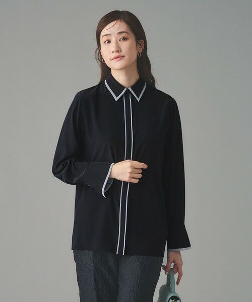 UNITED ARROWS / ユナイテッドアローズ シャツ・ブラウス | バイカラー レギュラーシャツブラウス | 詳細15