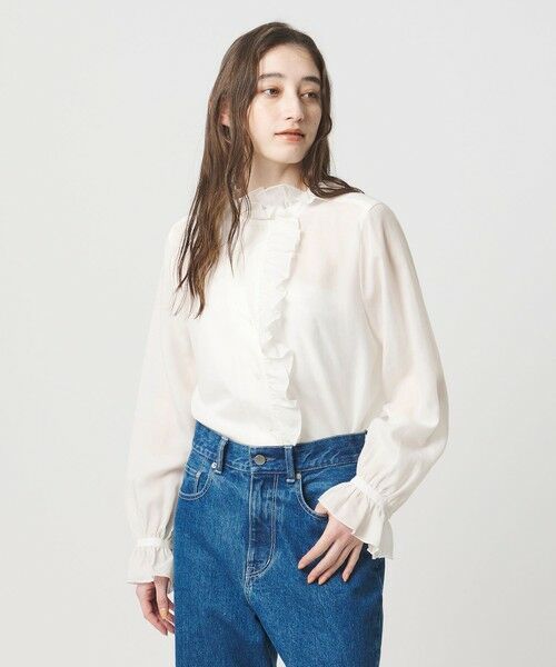 UNITED ARROWS / ユナイテッドアローズ シャツ・ブラウス | フリルカラー 2WAY ブラウス ‐ウォッシャブル‐ | 詳細6