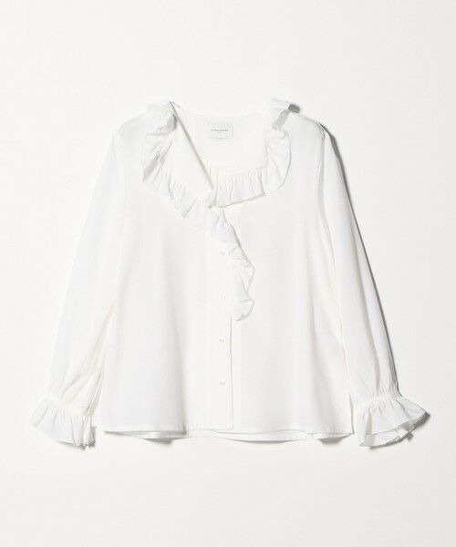 UNITED ARROWS / ユナイテッドアローズ シャツ・ブラウス | フリルカラー 2WAY ブラウス ‐ウォッシャブル‐（OFF WHITE）